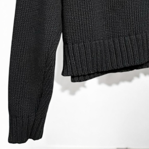 🌻LUCKY BRAND Black Textured Pullover Sweater Size XL - Picture 9 of 11